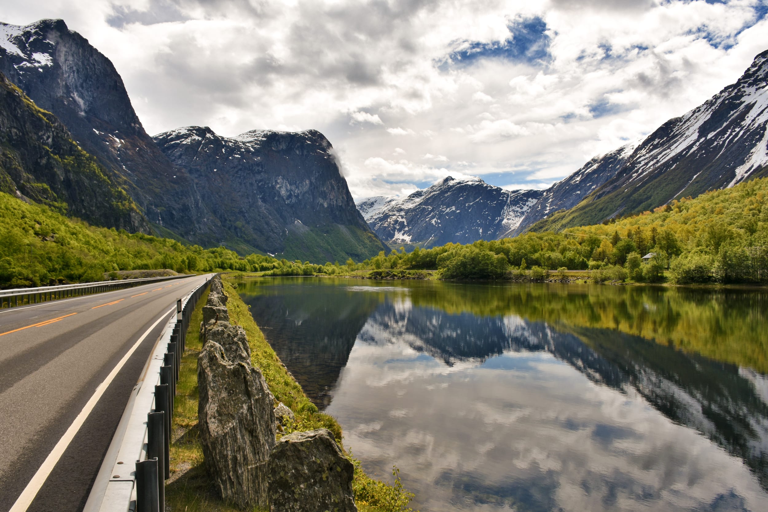 En typisk norsk veistrekning